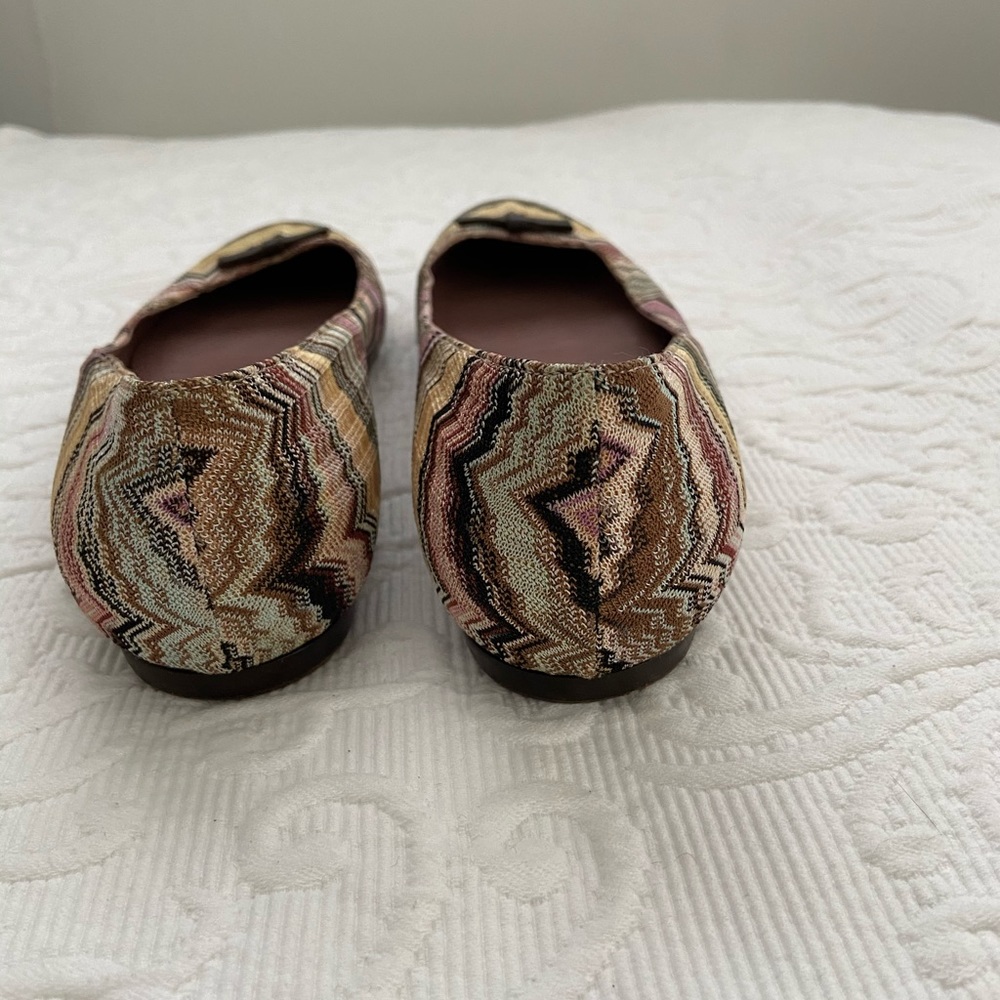Missoni Ballet Flats - Chevron Print 38 - Picture 3 of 5